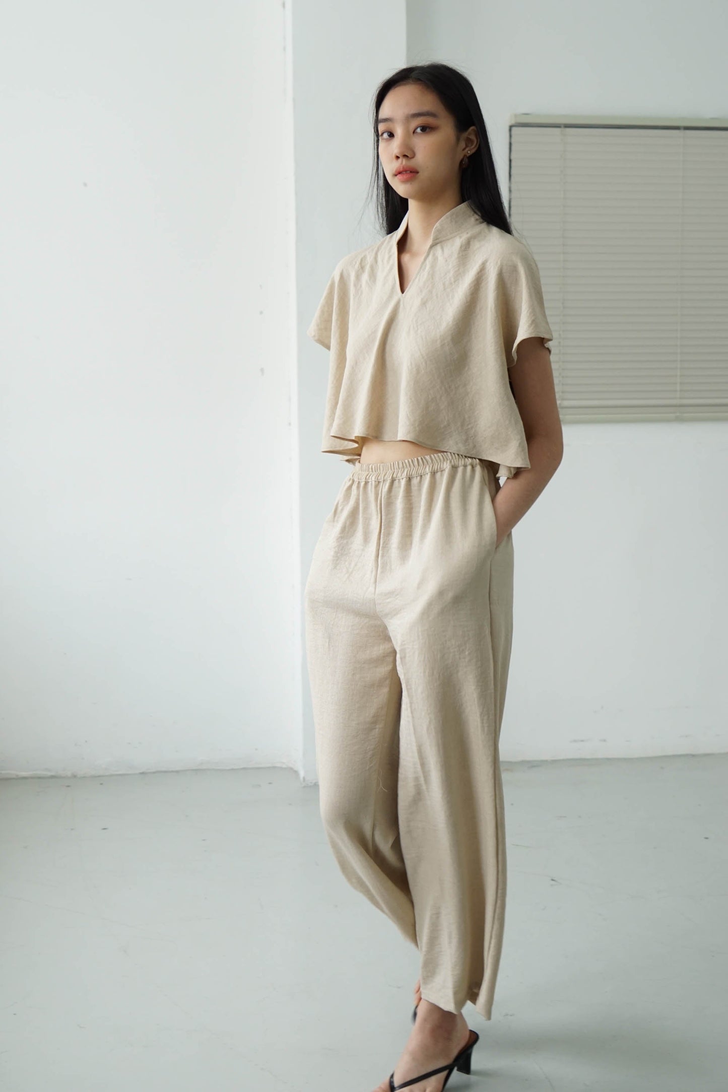 Bondi Top - Beige