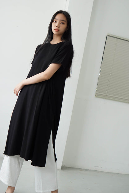 Basic Loose Dress - Black