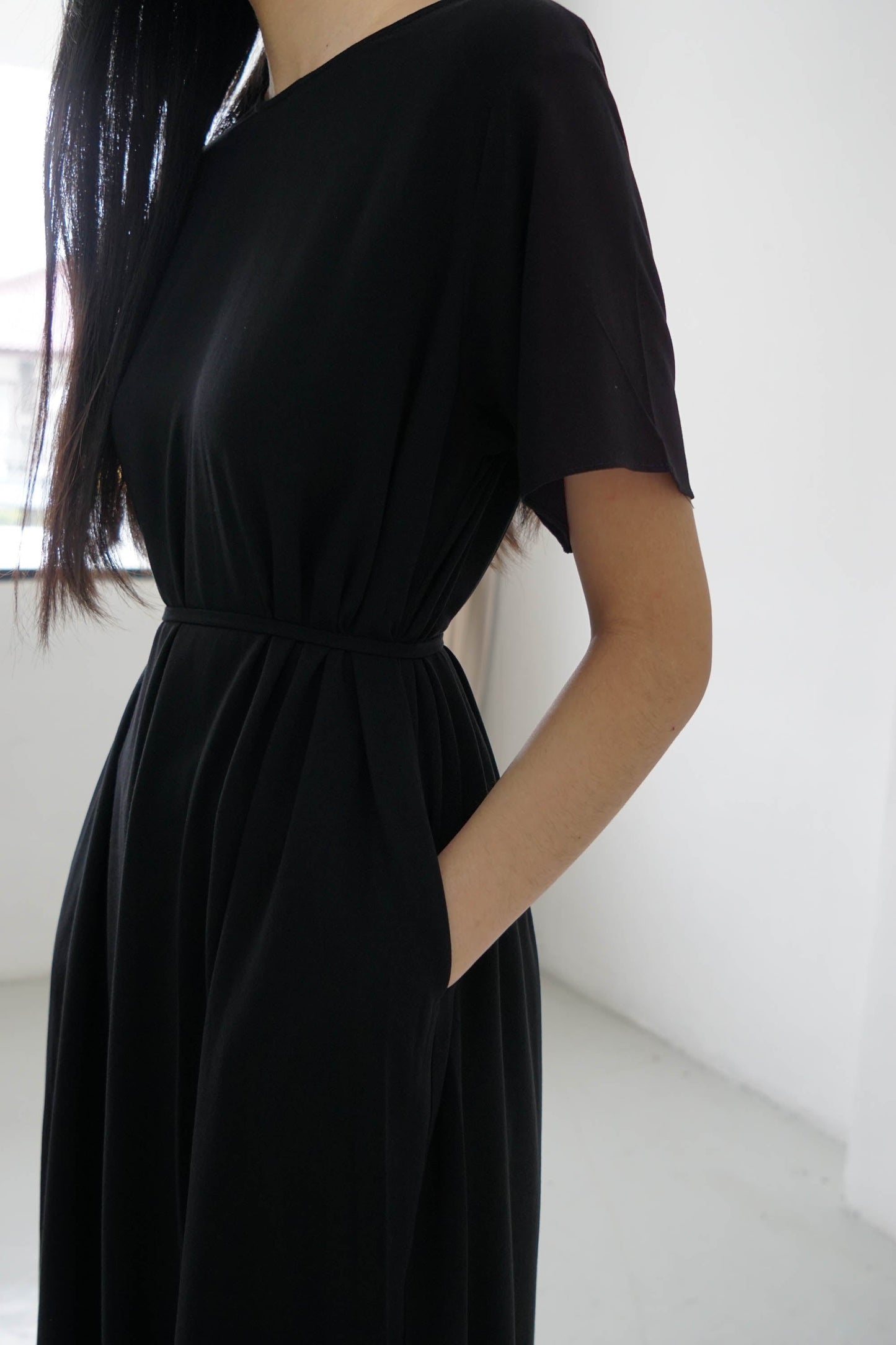 Basic Loose Dress - Black