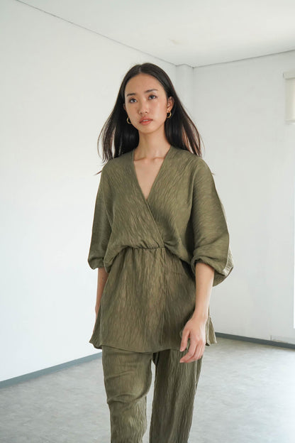 Klo Top - Moss Green