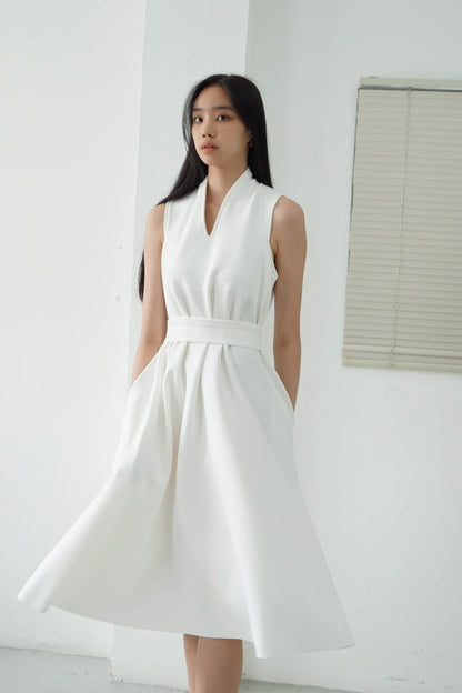 Zana Dress - White