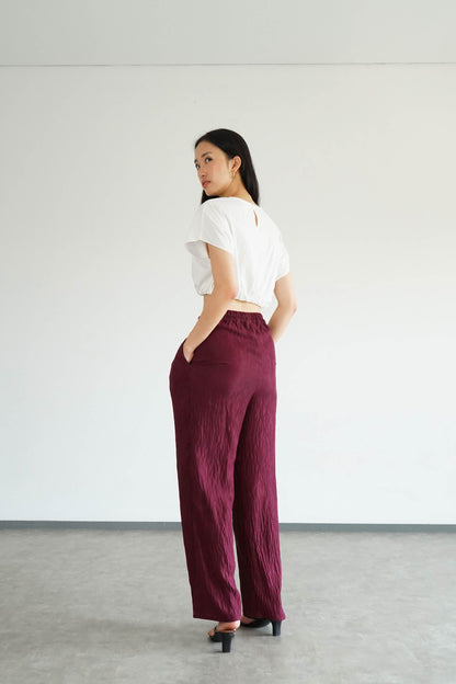 Lind Pants - Maroon