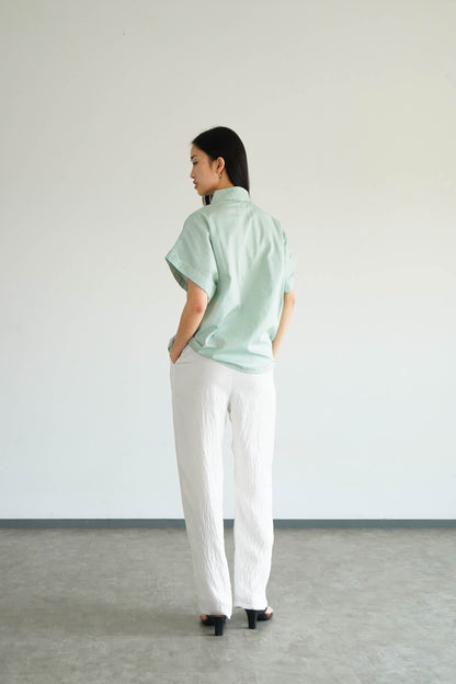 Flint Shirt - Mint Stripes