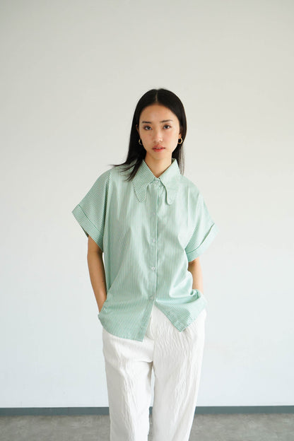 Flint Shirt - Mint Stripes