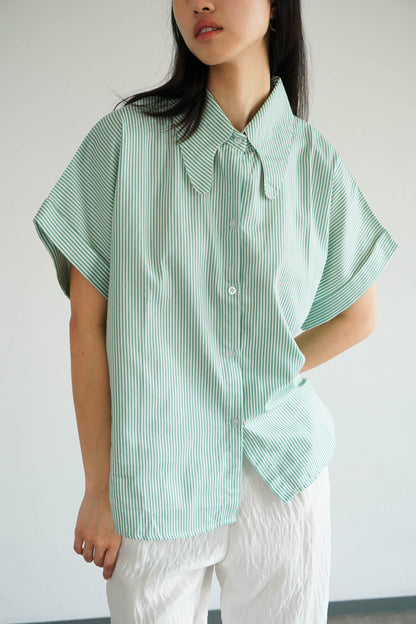 Flint Shirt - Mint Stripes