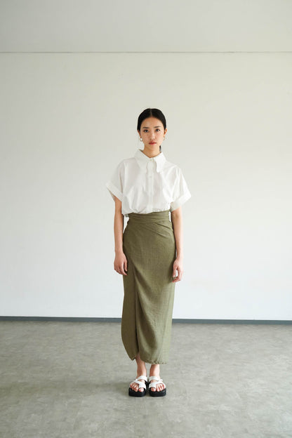 Moon Skirt - Moss Green