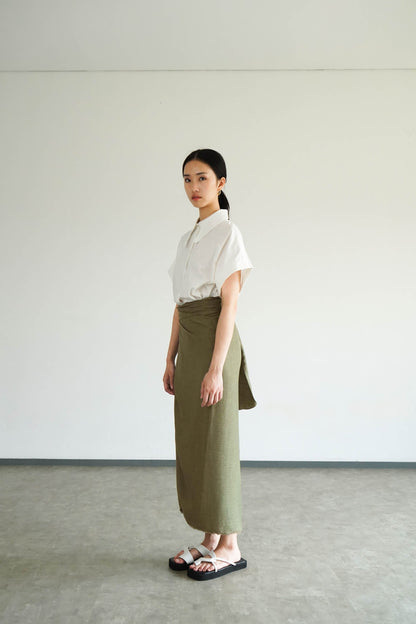 Moon Skirt - Moss Green