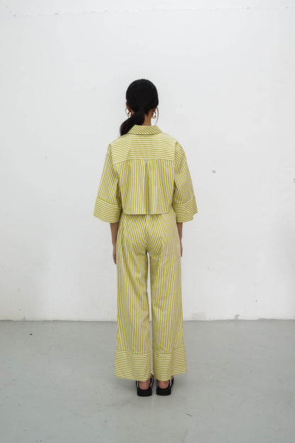 Namara Shirt - Yellow Stripes