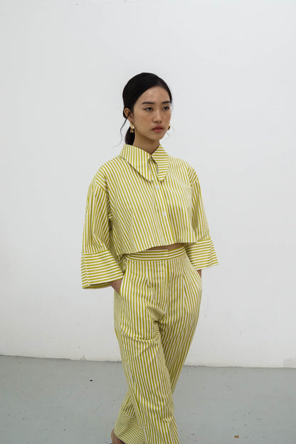 Namara Shirt - Yellow Stripes