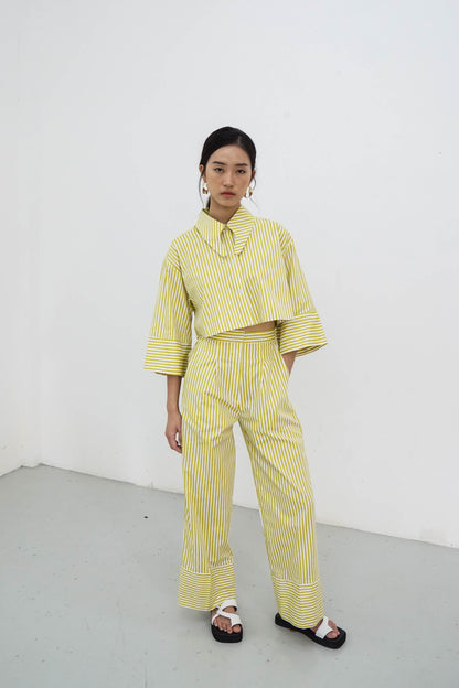 Namara Shirt - Yellow Stripes