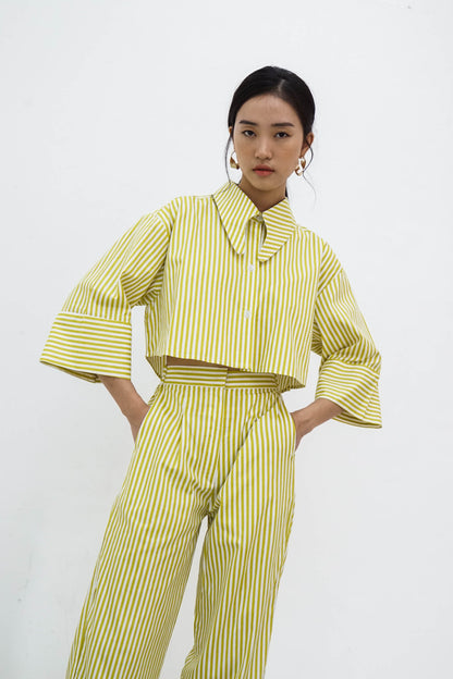 Namara Shirt - Yellow Stripes