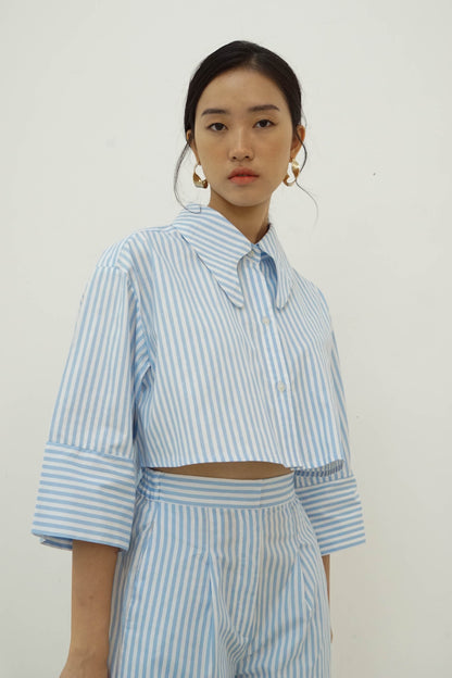 Namara Shirt - Blue Stripes