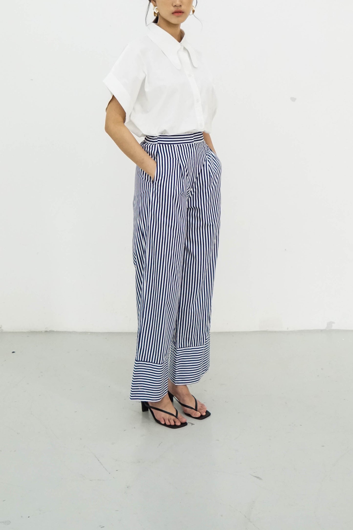 Millie Pants - Black Stripes