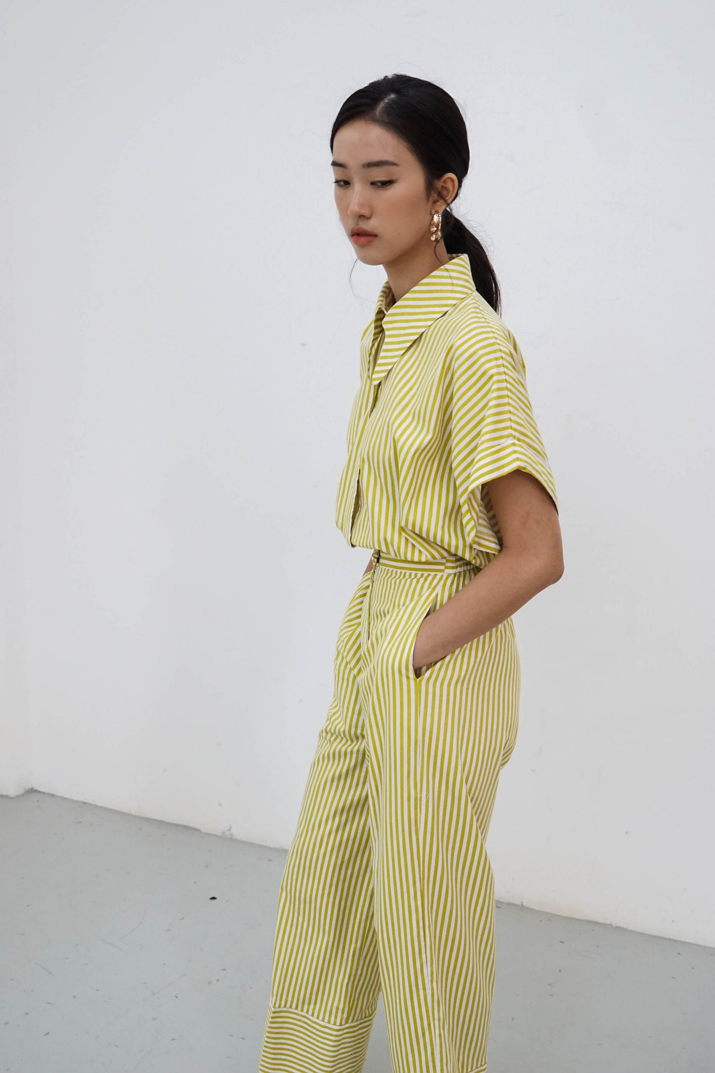 Flint Shirt - Yellow Stripes