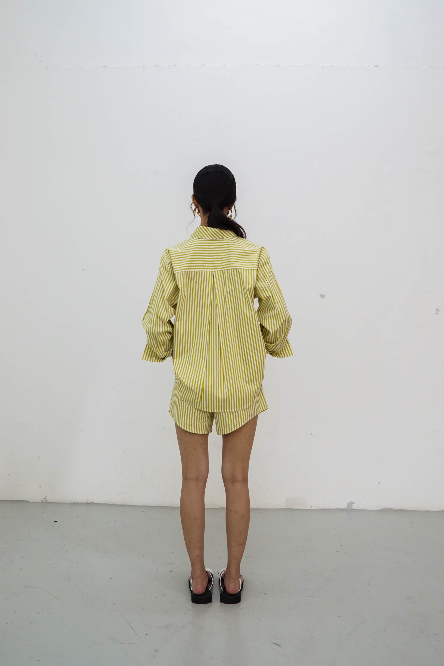 Millie Shirt - Yellow Stripes