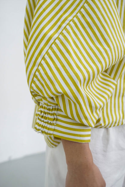 Mav Top - Yellow Stripes