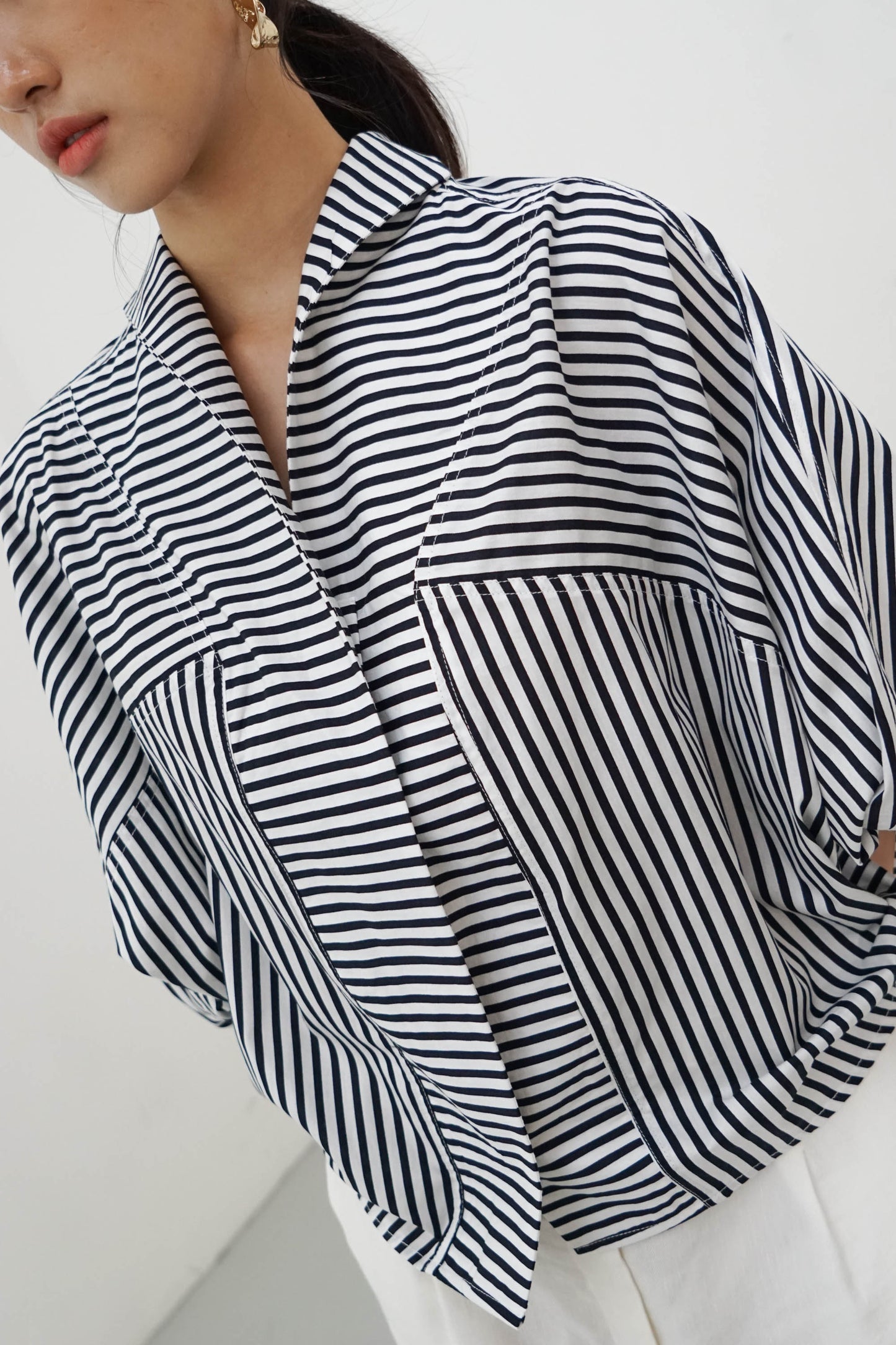 Mav Top - Black Stripes