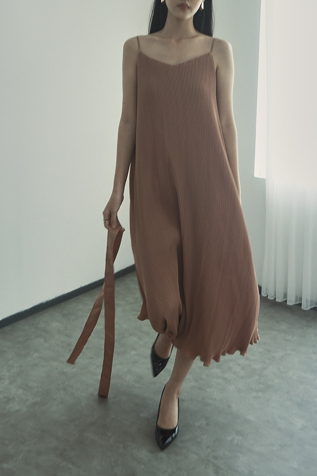 Anya Dress - Brown