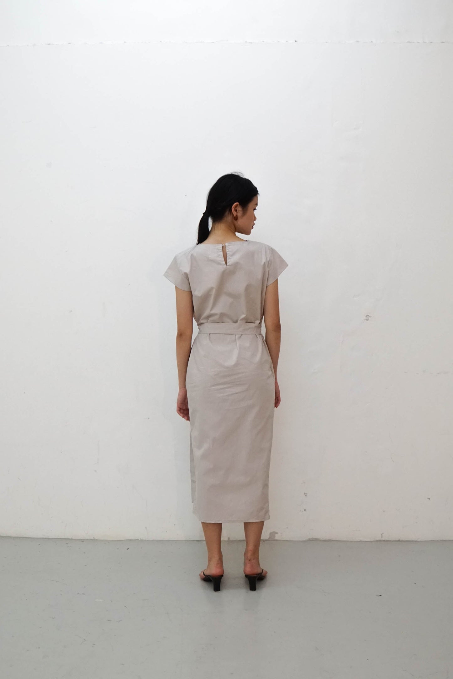 Akina Dress - Light Grey