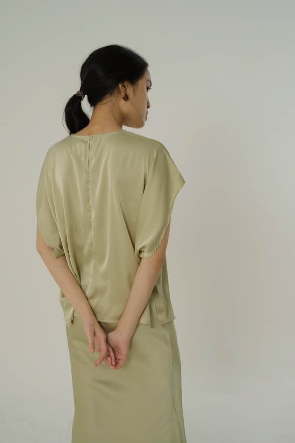 Silk Skirt - Pistachio