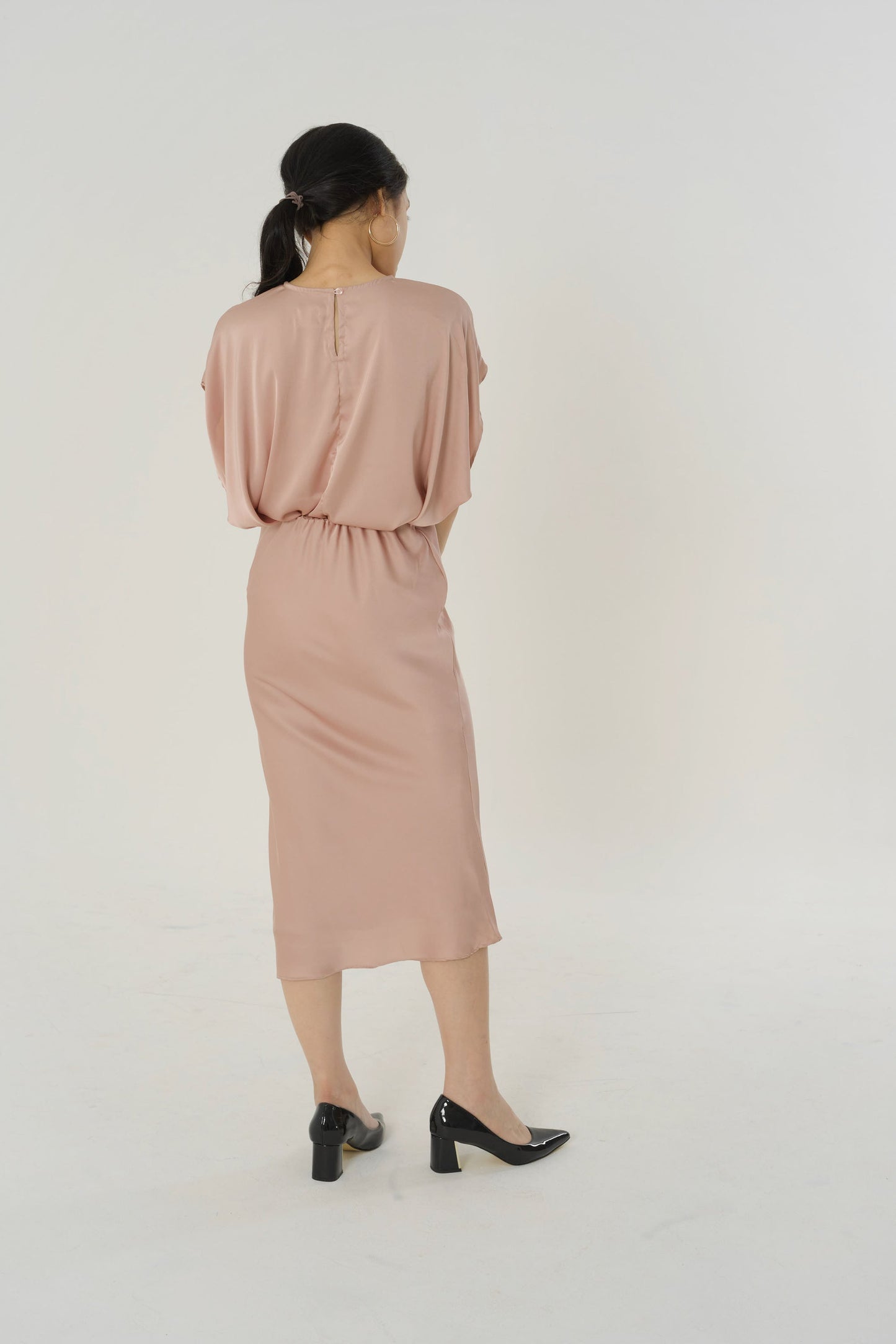 Silk Skirt - Blush Pink