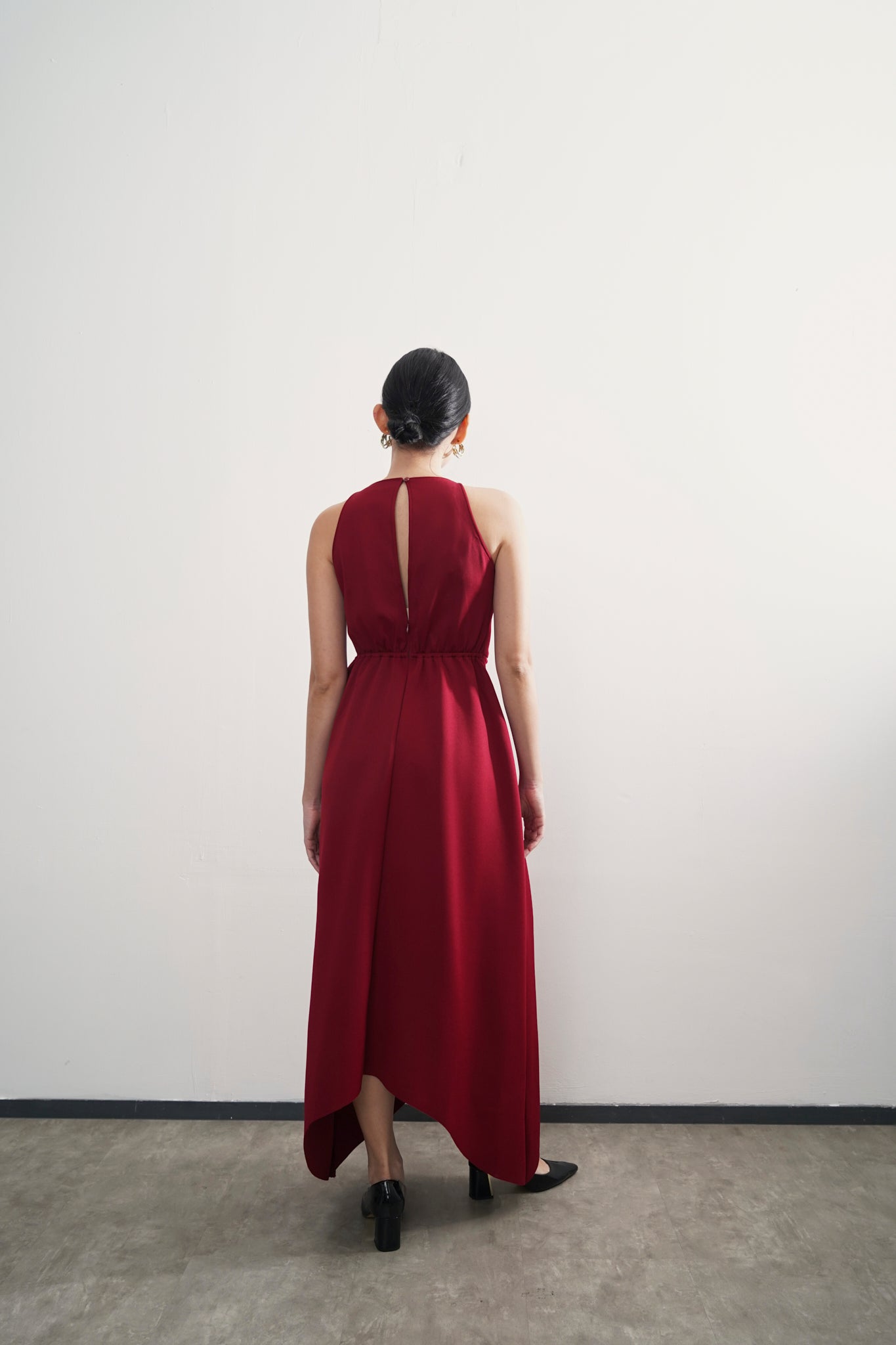 Carol Dress - Maroon