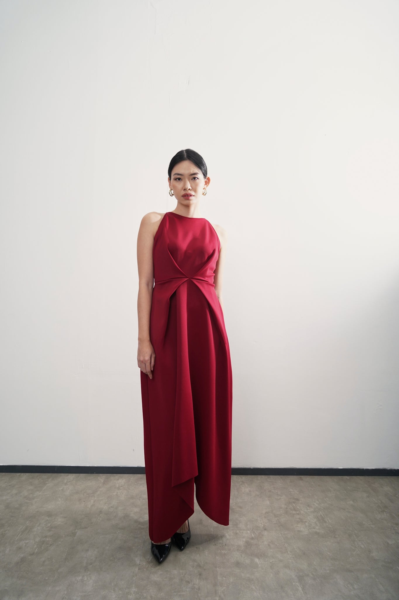 Carol Dress - Maroon