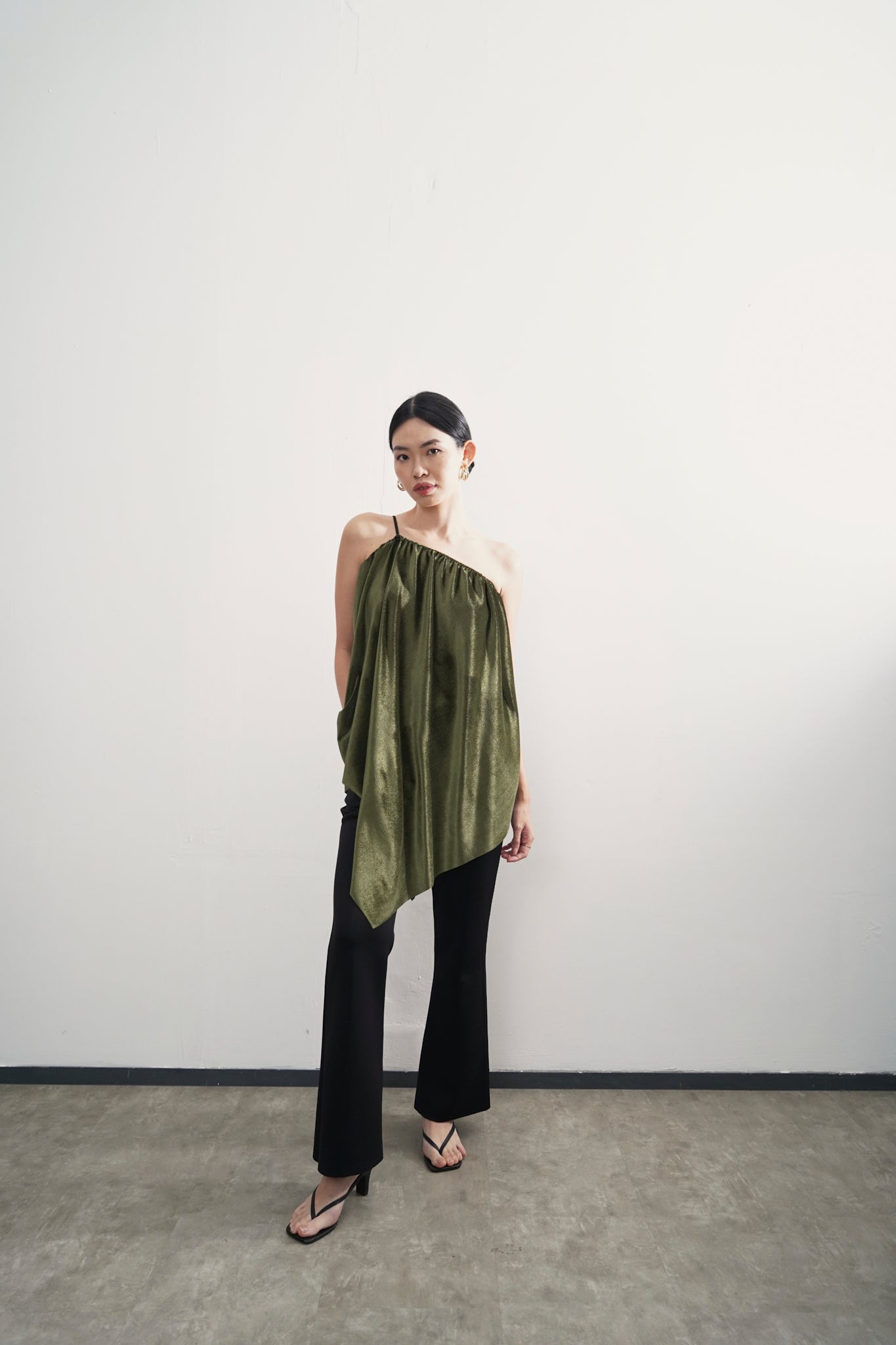 Molli Top - Moss Green