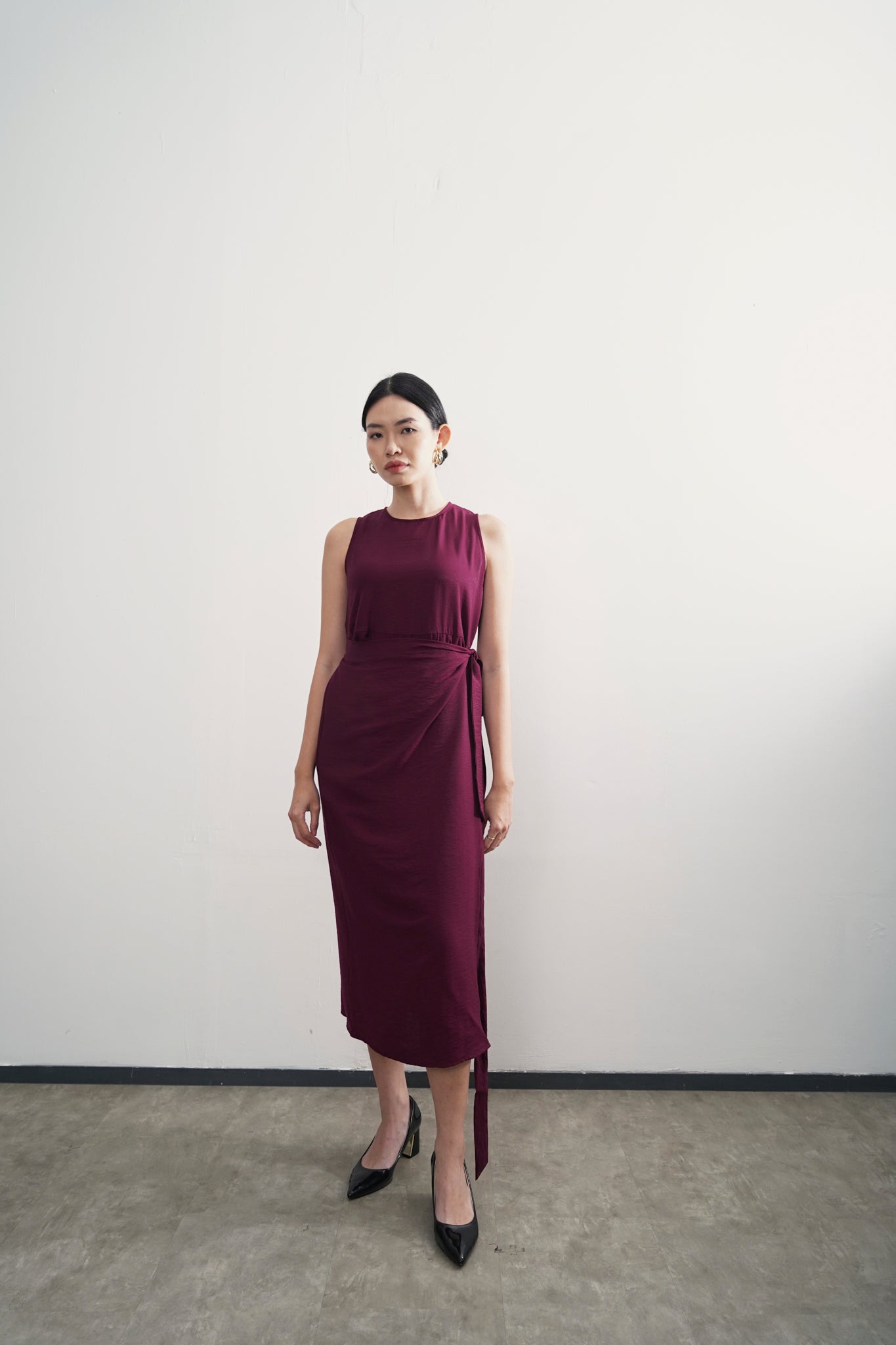 Babba Dress - Maroon