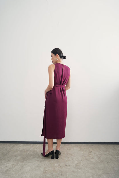 Babba Dress - Maroon