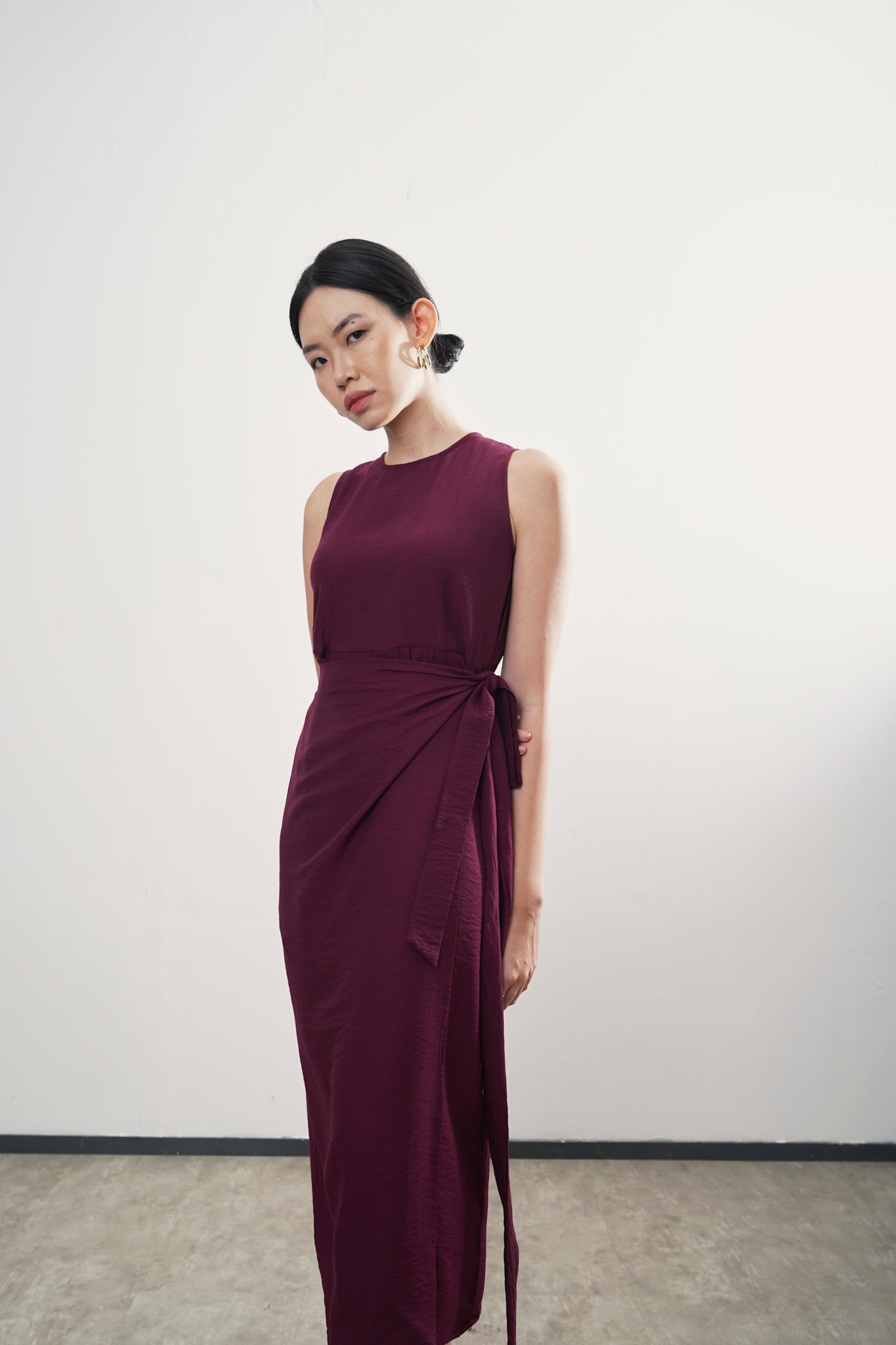 Babba Dress - Maroon