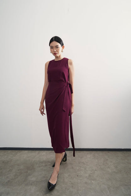 Babba Dress - Maroon