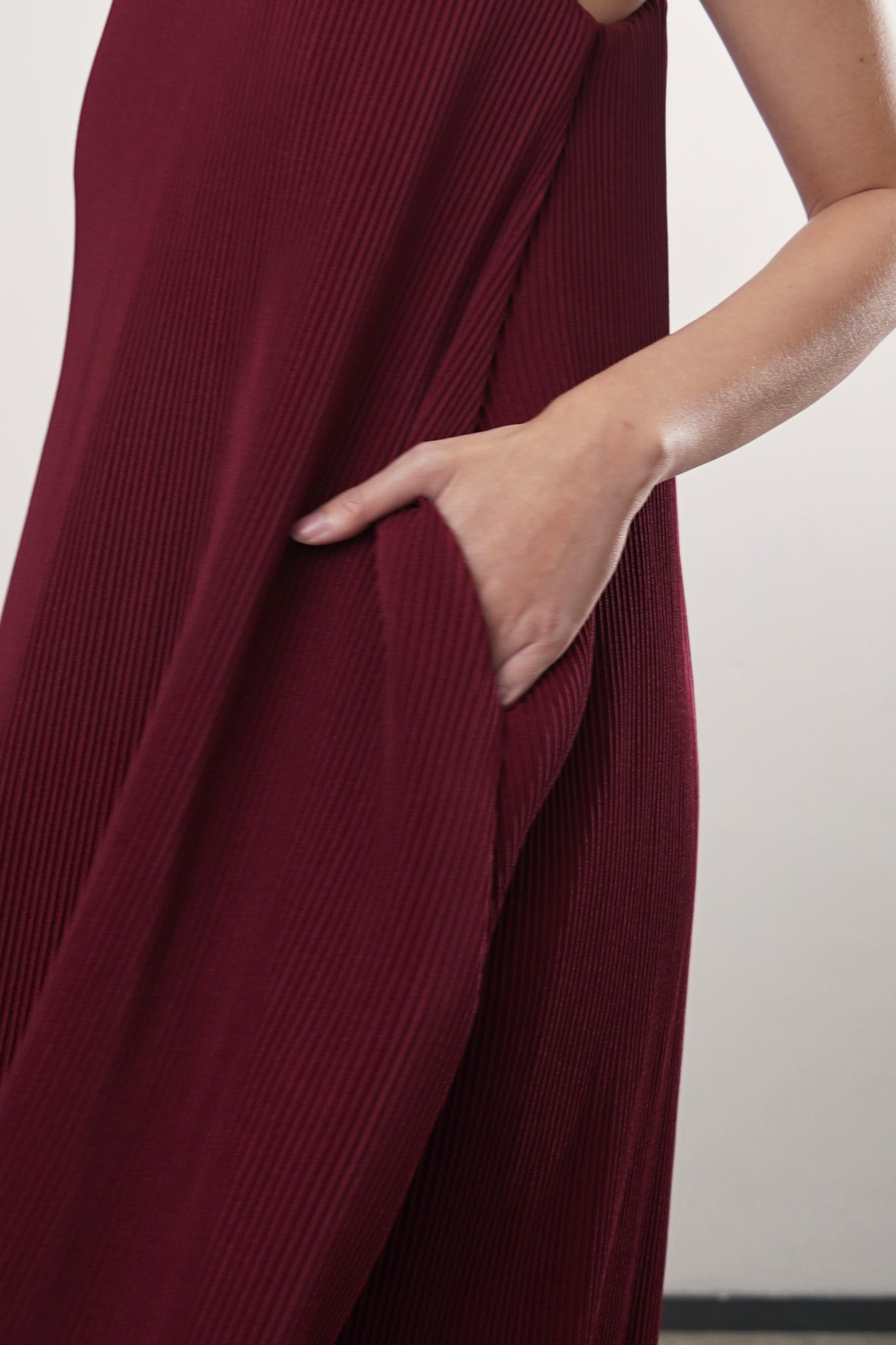 Anya Dress - Maroon