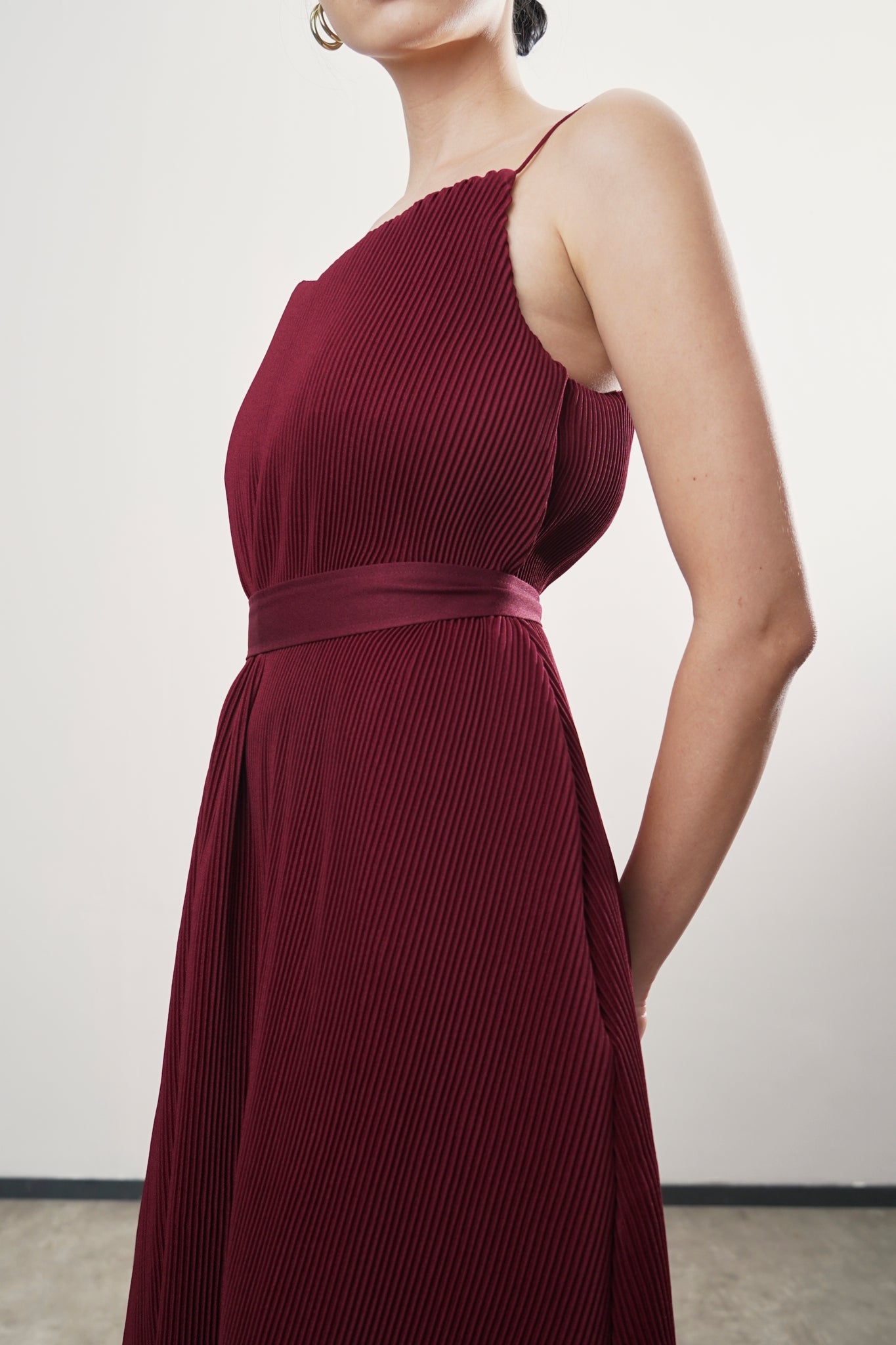 Anya Dress - Maroon