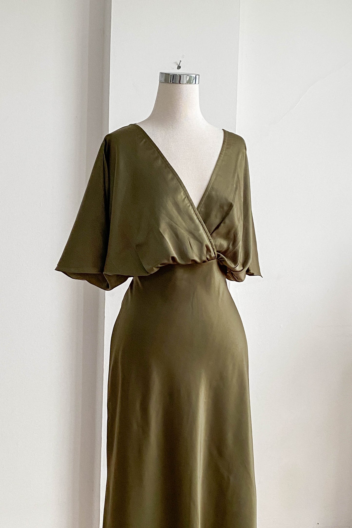 Lily Dress -  Moss Green