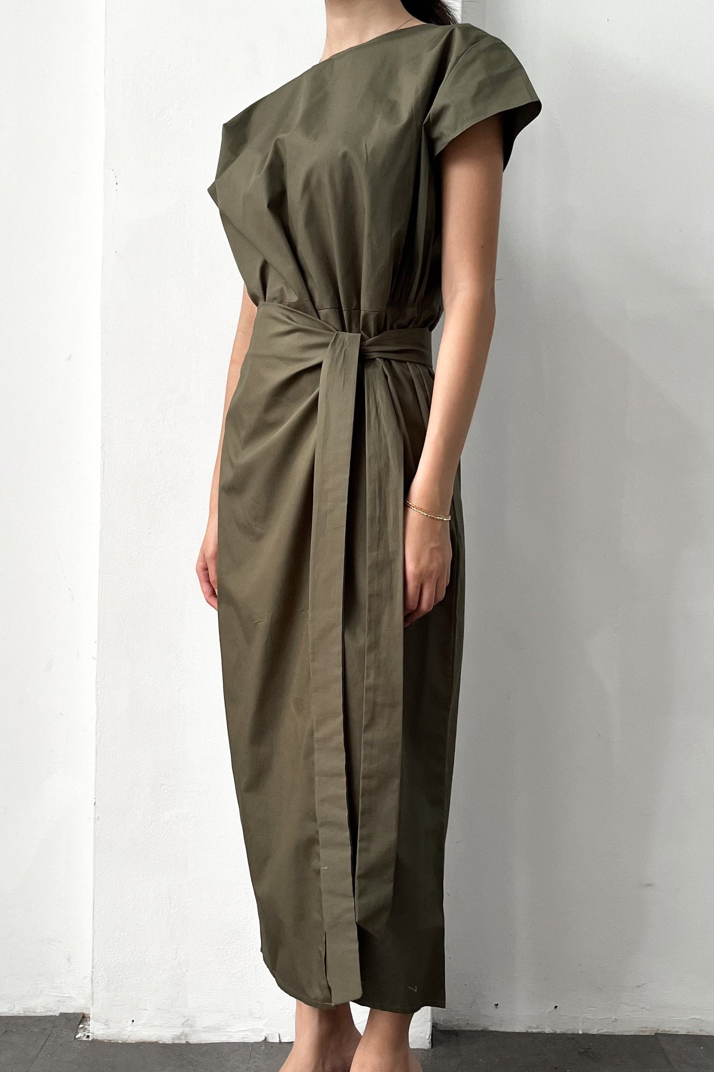 Akina Dress - Moss Green