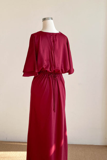 Lily Dress -  Maroon