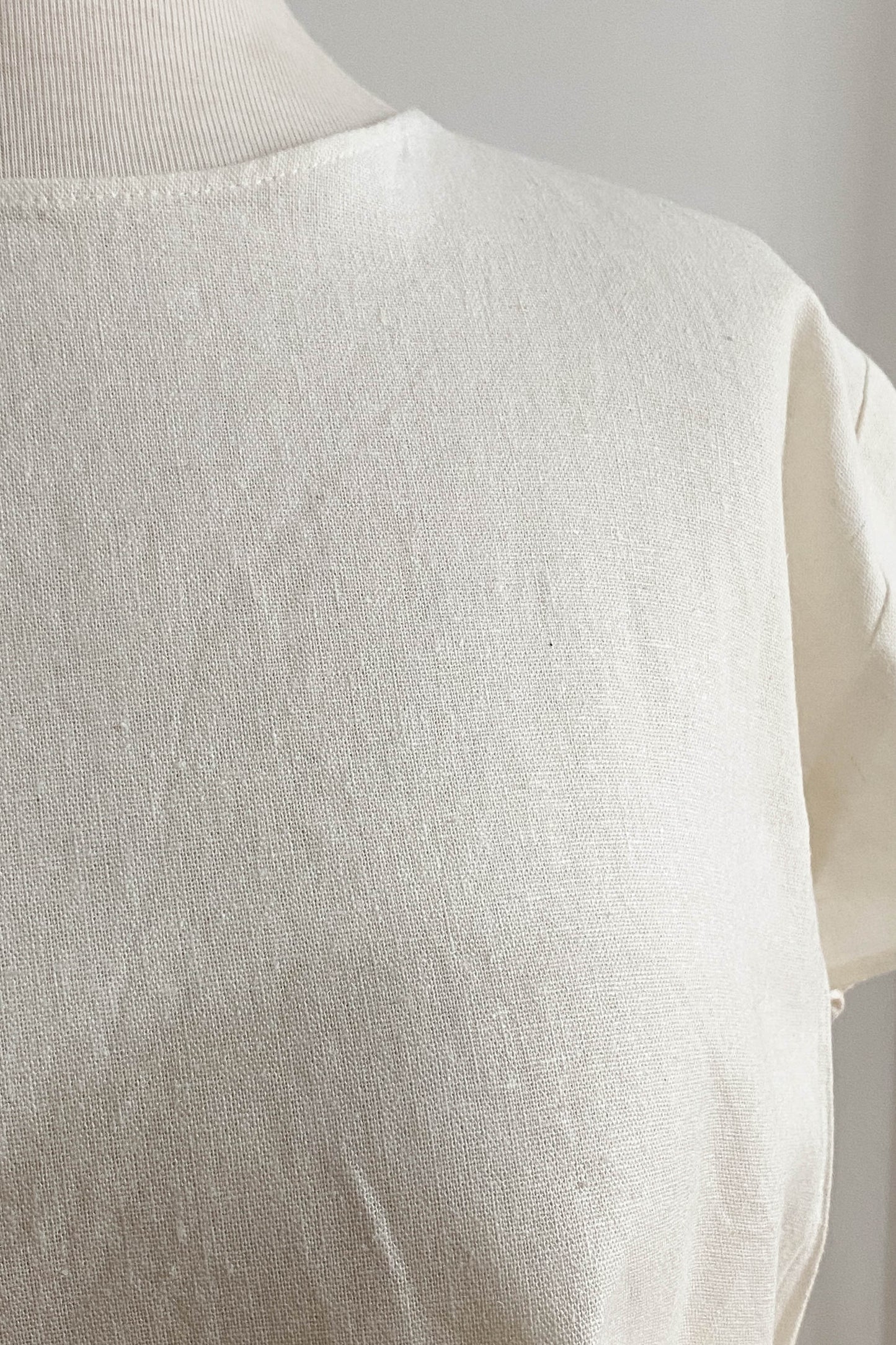 Akina Dress - Linen White