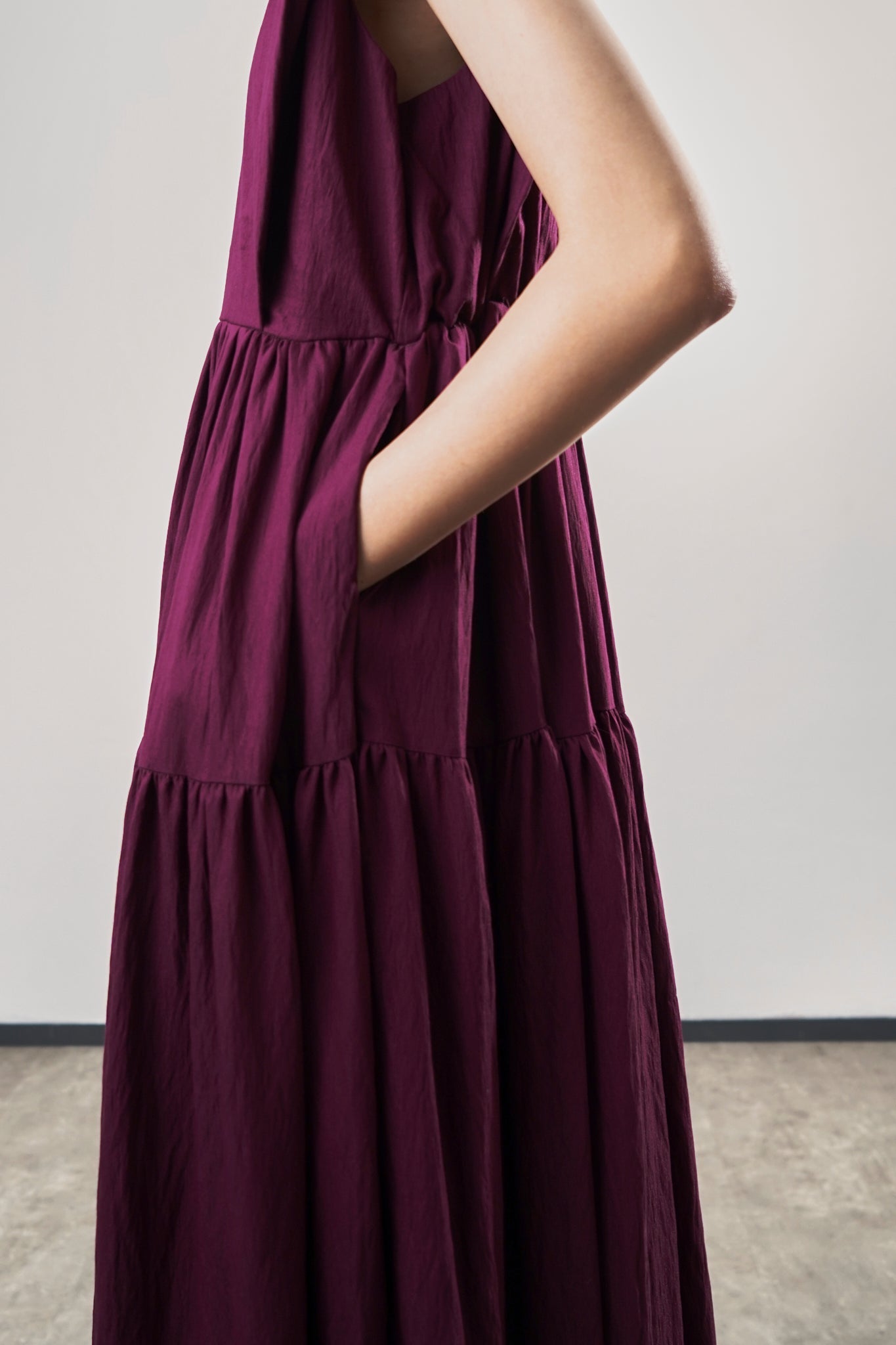 Zhu Dress - Maroon