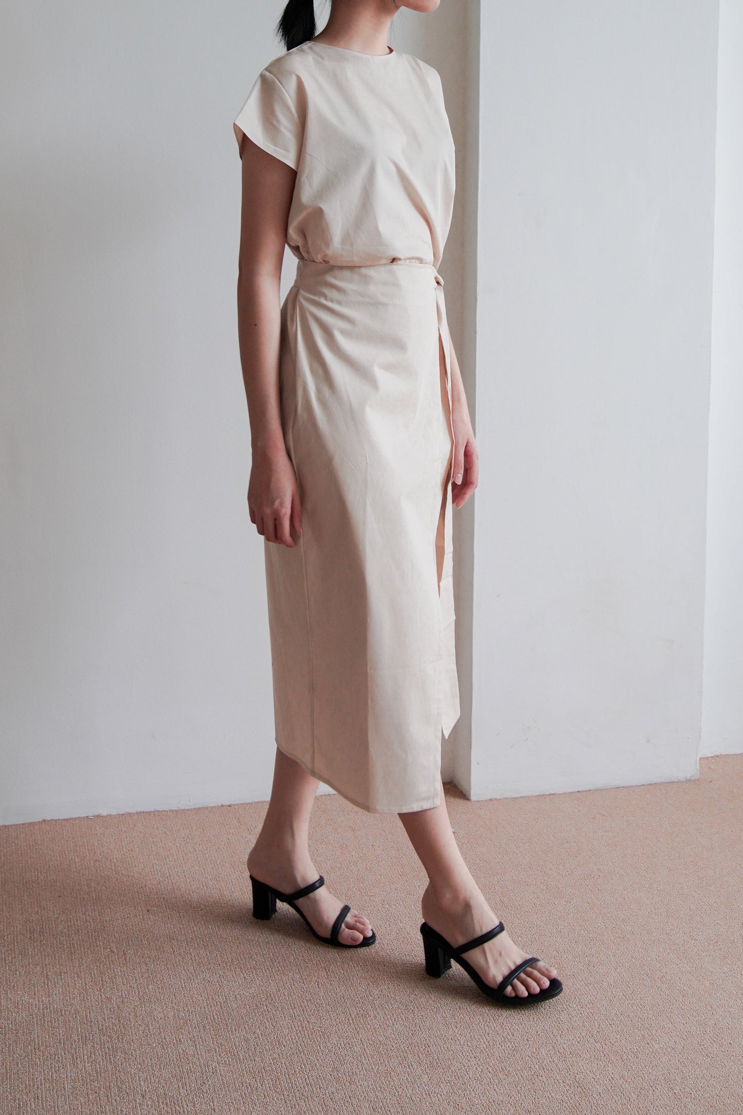 Akina Dress - Light Cream