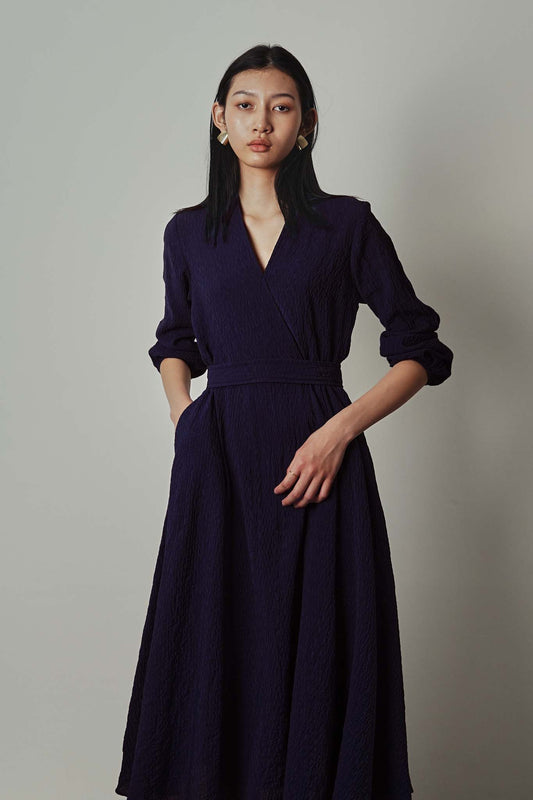 Hiru Dress - Navy