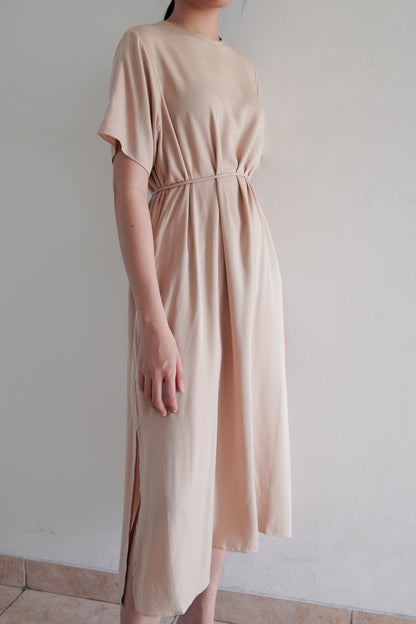 Basic Loose Dress - Cream