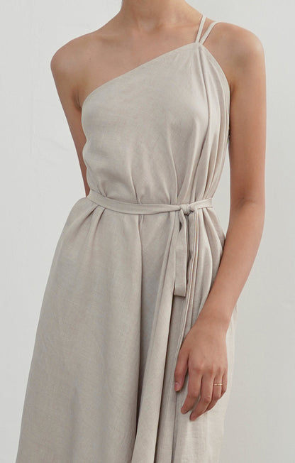 Afner Dress - Beige