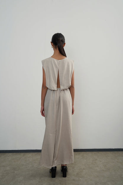 Gata Dress - Beige