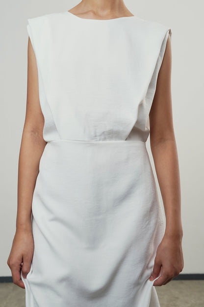 Gata Dress - Broken White