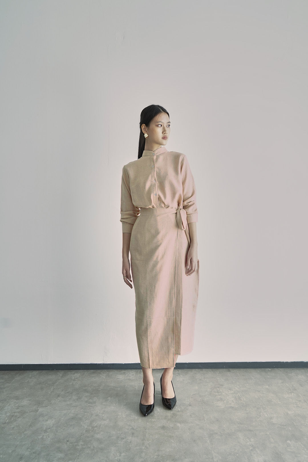 Sada Linen Dress - Cream