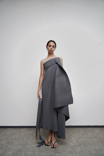 Gema Dress - Sky Gray