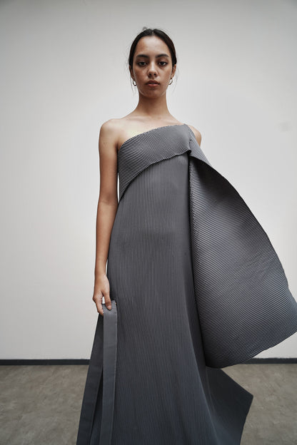 Gema Dress - Sky Gray