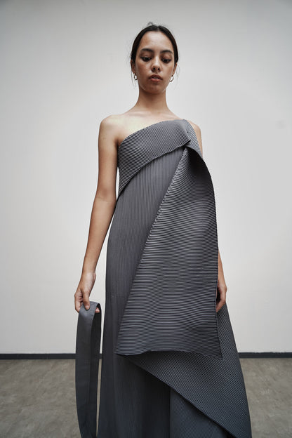 Gema Dress - Sky Gray