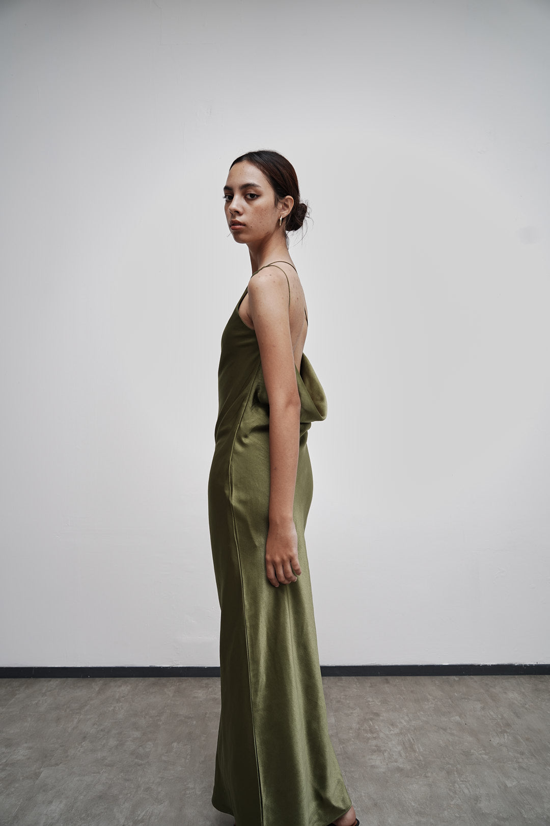 Celie Dress - Moss Green